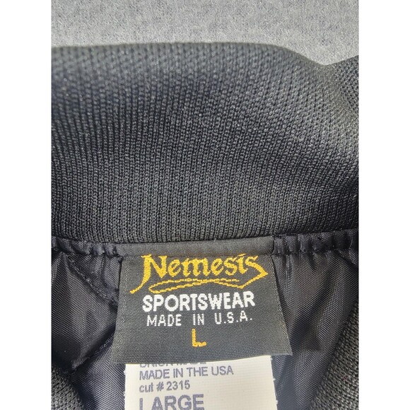 Nemesis Sportswear Jacket Mens Large Baker Safety Concrete USA Union Made - Picture 2 of 13